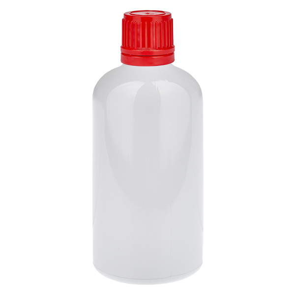 100ml láhev 11mm šroubovací uzávěr červený bezpečnostní uzávěr WhiteLine UT18/100 100ml láhev 11mm šroubovací uzávěr červený bezpečnostní uzávěr WhiteLine UT18/100