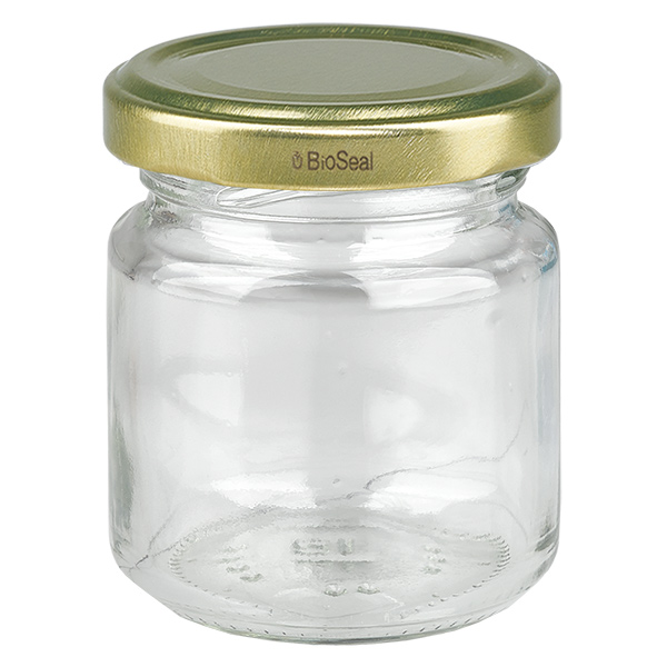 Kulat&#225; d&#243;za o objemu 53 ml se zlat&#253;m v&#237;&#269;kem UNiTWIST BioSeal.