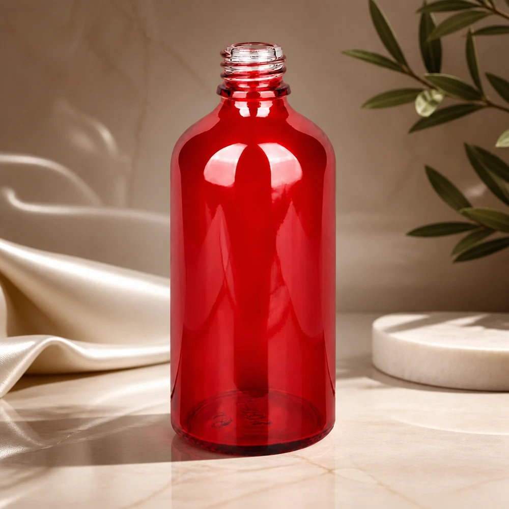 100ml lékárenská láhev RedLine UT18/100 UNiTWIST Langlebige RedLine Glasflasche 100ml mit korrosionsbeständigem Material für verschiedene Flüssigkeiten
