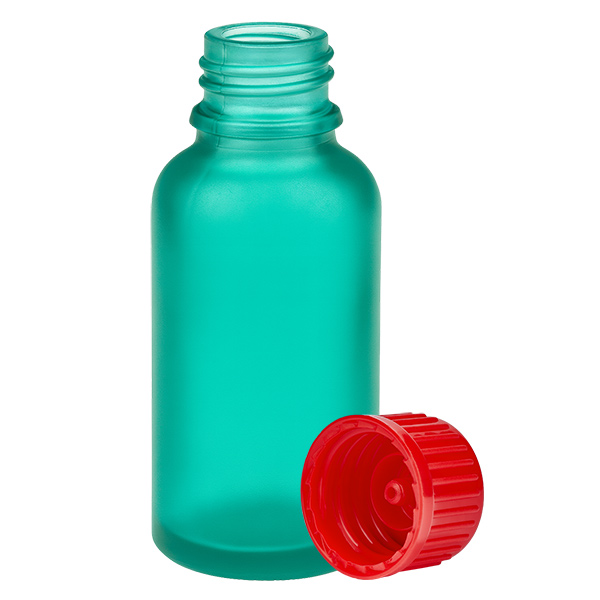 30ml lahvička 11mm šroubovací uzávěr červená Standard GreenLine UT18/30 30ml lahvička 11mm šroubovací uzávěr červená Standard GreenLine UT18/30