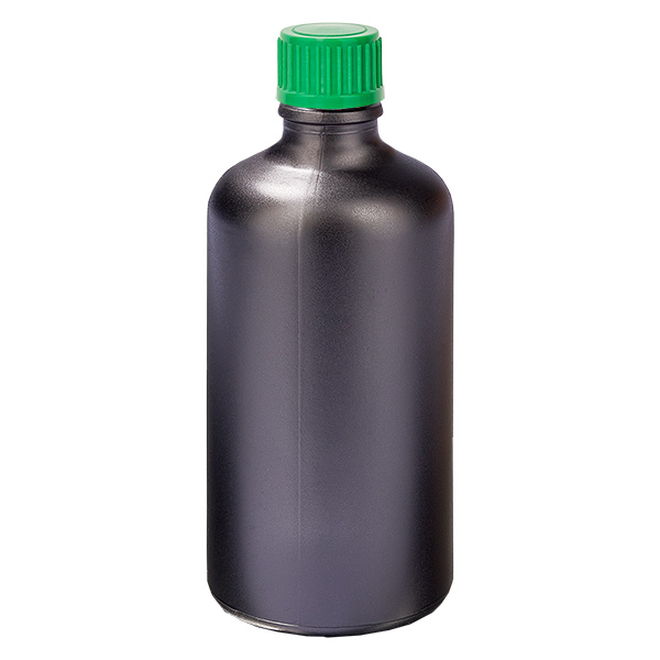 100ml lahvička s kapátkem 0,8 mm zelená standardní uzávěr BlackLine UT18/100 100ml lahvička s kapátkem 0,8 mm zelená standardní uzávěr BlackLine UT18/100