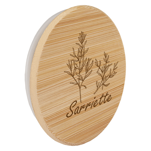 Couvercle en bois "sarriette" pour WECK RR60 Couvercle en bois "sarriette" pour WECK RR60