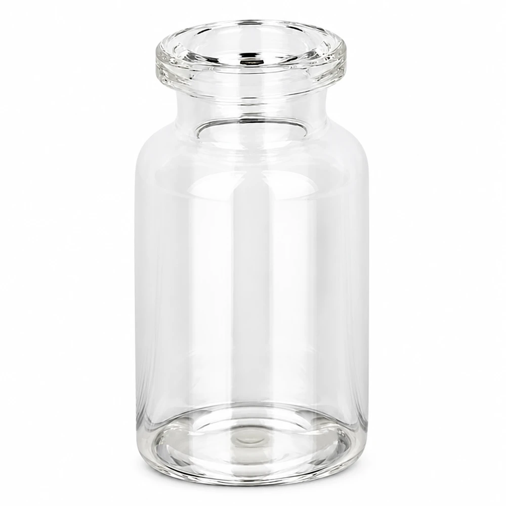 Injekční láhev z čirého skla 10ml Transparente 10ml Glasvial Injektionsflasche mit Crimphals für Impfstoffe und Medikamente