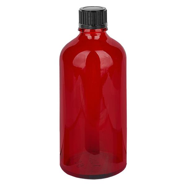 100ml láhev 11mm šroubovací uzávěr černý standard RedLine UT18/100 100ml láhev 11mm šroubovací uzávěr černý standard RedLine UT18/100