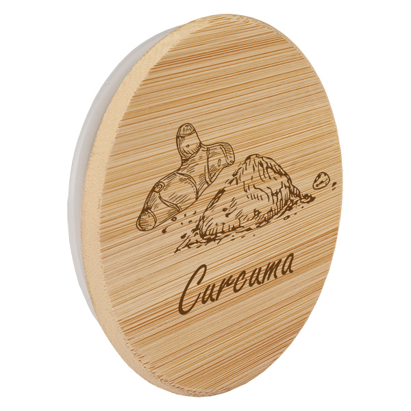 Couvercle en bois "Curcuma" pro WECK RR60 Couvercle en bois "Curcuma" pro WECK RR60