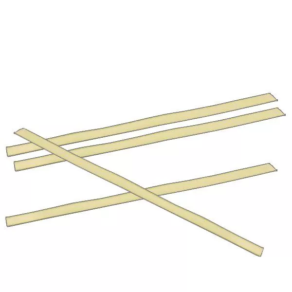 Sponkovačka plochá zlatá (balení 100 ks) 140 mm