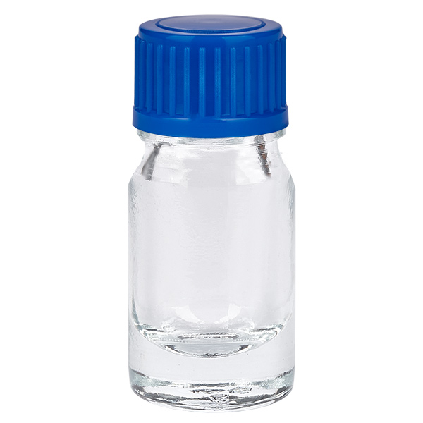5ml lahvička 11mm šroubovací uzávěr modrá Standard ClearLine UT18/5 5ml lahvička 11mm šroubovací uzávěr modrá Standard ClearLine UT18/5