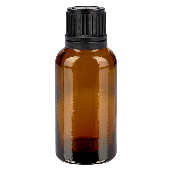 30ml kulovit&#225; l&#225;hev 8mm nal&#233;vac&#237; krou&#382;ek &#269;ern&#253; tamper evident uz&#225;v&#283;r Hn&#283;d&#225;L. UT18/30