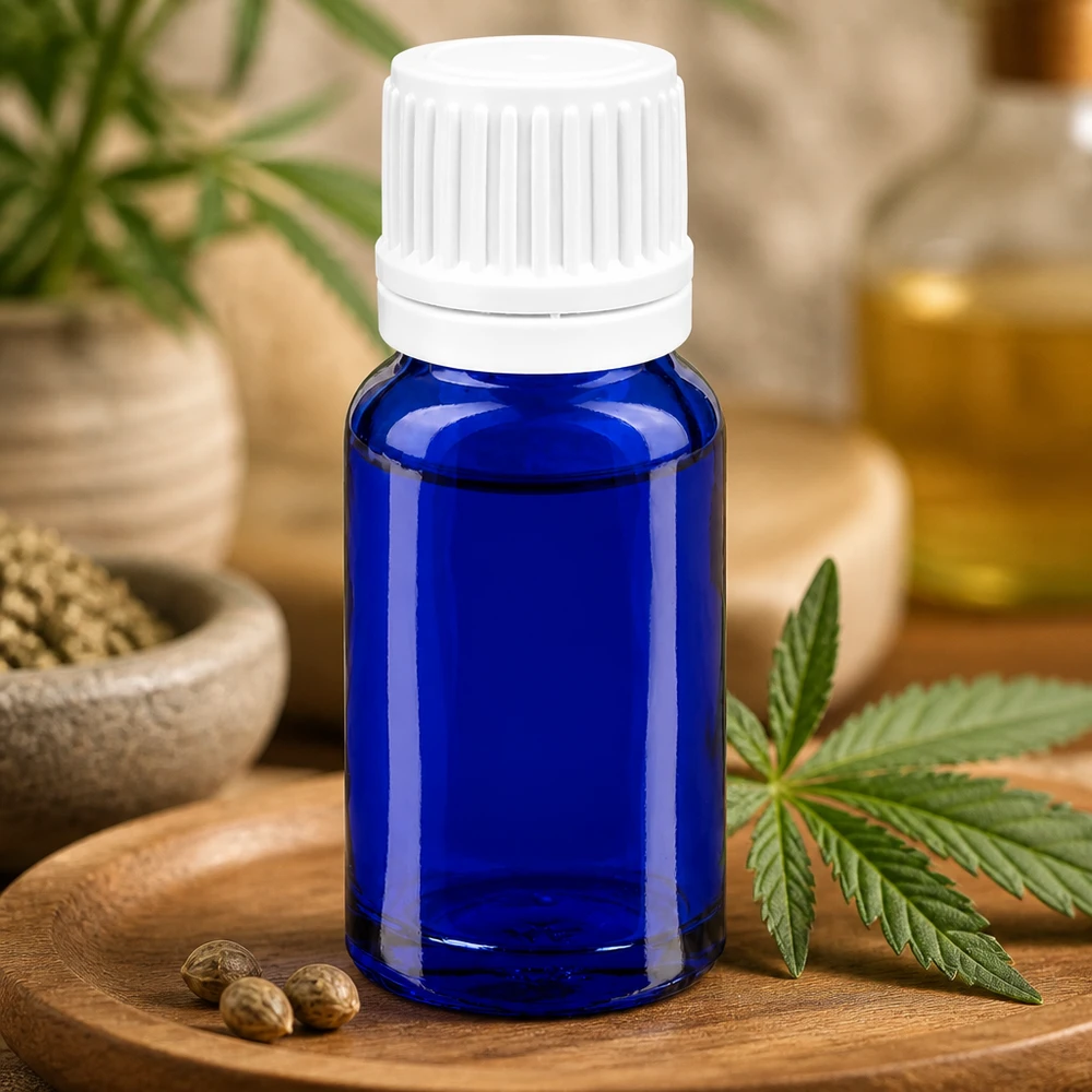 Ergonomische 10ml Glasflasche mit rutschfestem Design und optimaler Handhabung für Kosmetikprodukte