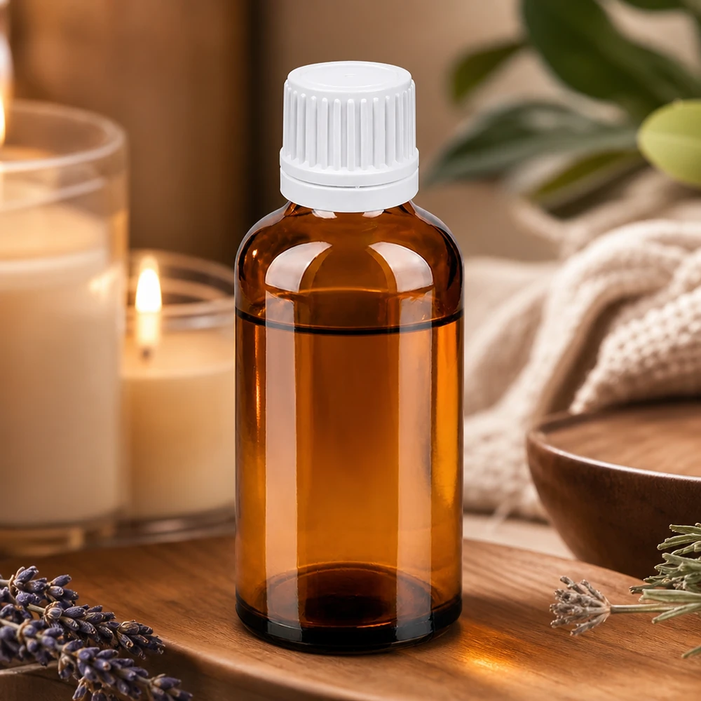 Robuste Braunglas-Tropfflasche 50ml mit auslaufsicherem Verschlusssystem für den täglichen Gebrauch