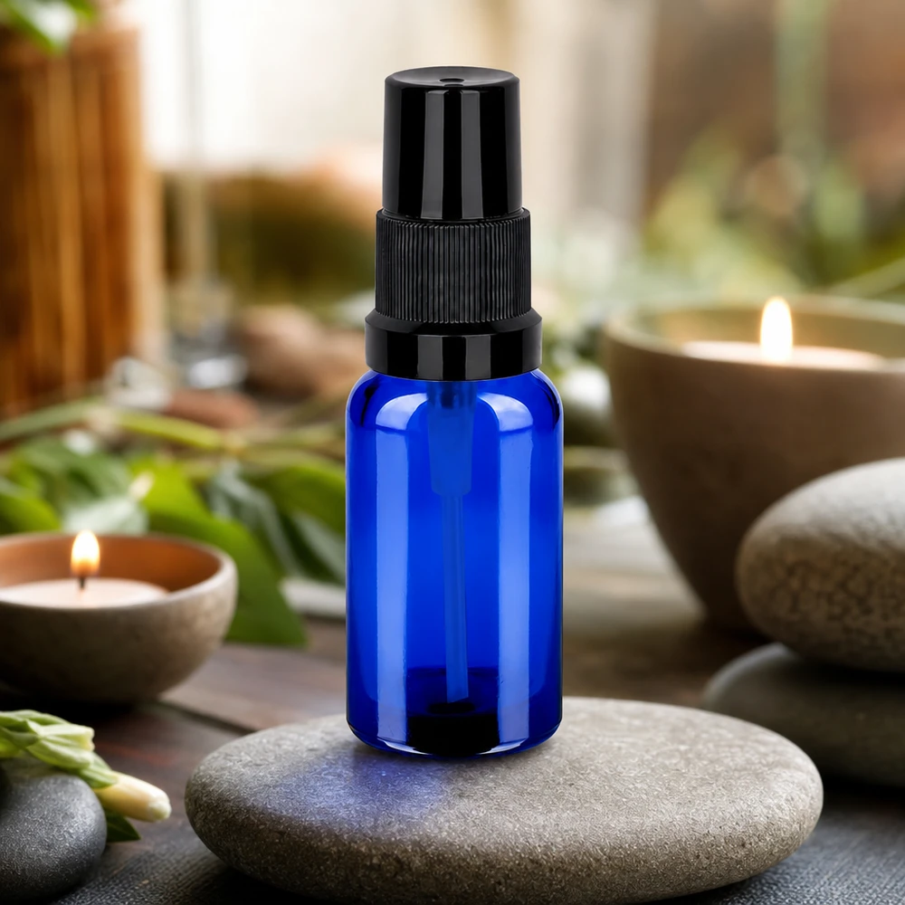 Vielseitige blaue Sprayflasche 20ml UT18/20 für DIY-Kosmetik und selbstgemachte Sprays
