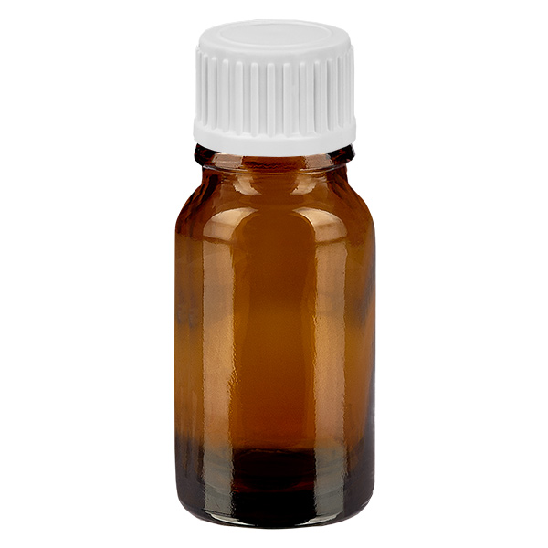 10ml lahvi&#269;ka s kap&#225;tkem 0,9 mm b&#237;l&#225; standardn&#237; uz&#225;v&#283;r BrownLine UT18/10