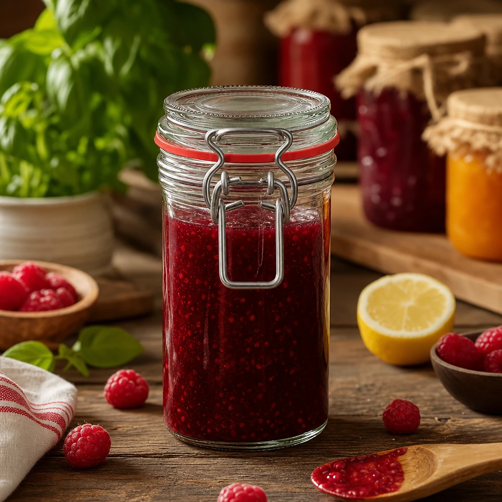272ml Vorratsglas mit Bügelverschluss für Marmelade und Eingemachtes - stilvolle Aufbewahrung in der Küche