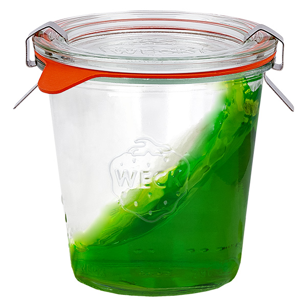 Sada 24 sklenic Weck o objemu 290 ml, výška 1/5 l. Sada 24 sklenic Weck o objemu 290 ml, výška 1/5 l.