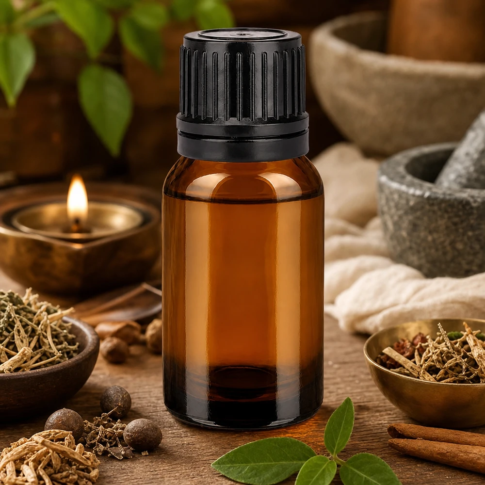 10ml lahvička 11mm šroubovací uzávěr černý tamper evident BrownLine UT18/10 Vielseitige 10ml Flasche aus UV-beständigem Material perfekt für DIY-Kosmetik und Naturprodukte