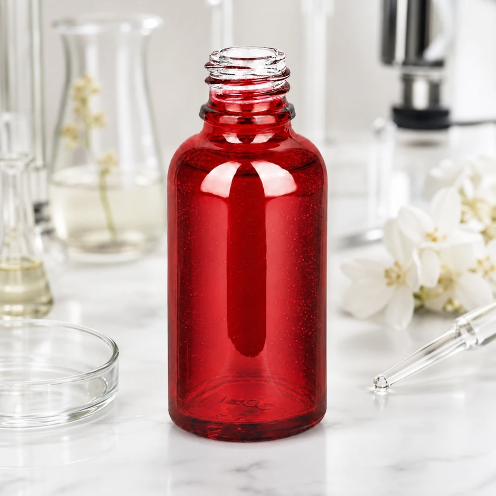 30ml lékárenská lahvička RedLine UT18/30 UNiTWIST. Kleine 30ml RedLine UT18/30 UNiTWIST Glasflasche ideal für Tropfen und flüssige Arzneimittel