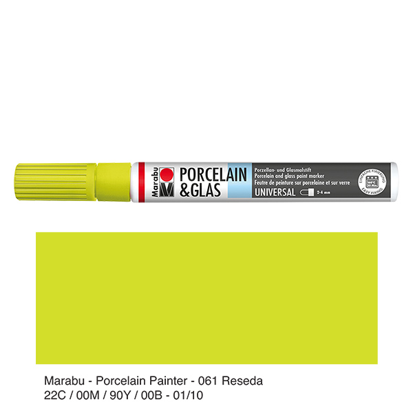 Pastelka Reseda 2-4mm na sklo/porcelán Pastelka Reseda 2-4mm na sklo/porcelán
