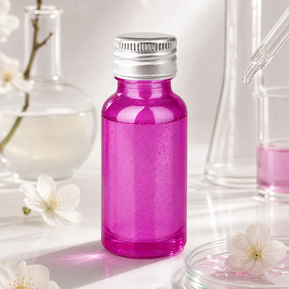 20ml Glasflasche Purple mit lebensmittelechtem Aluminiumverschluss für sichere Aufbewahrung