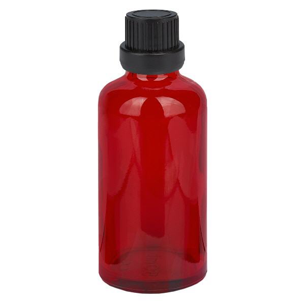 50ml láhev 11mm šroubovací uzávěr černý uzávěr s ochranou proti manipulaci RedLine UT18/50 50ml láhev 11mm šroubovací uzávěr černý uzávěr s ochranou proti manipulaci RedLine UT18/50