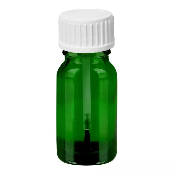 10ml lahvička na štětce bílá standardní uzávěr GreenLine UT18/10 10ml lahvička na štětce bílá standardní uzávěr GreenLine UT18/10