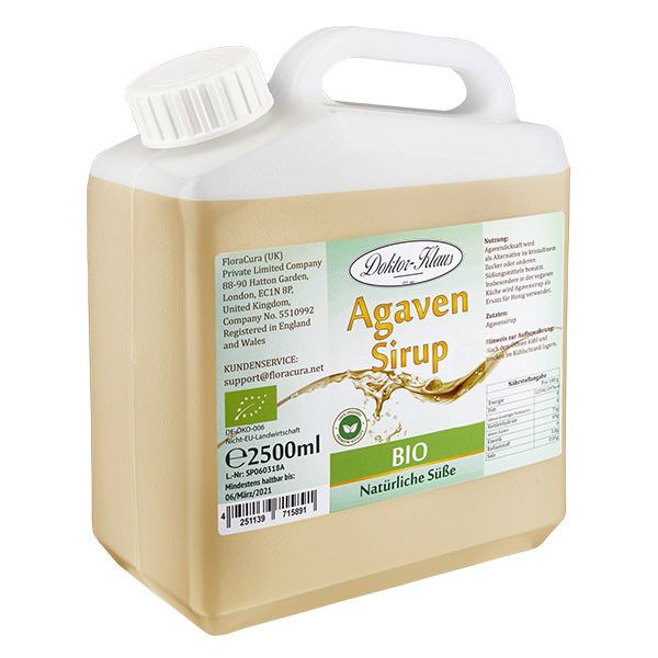 Sirup z ag&#225;ve (sirup) bio 2500ml Doktor-Klaus
