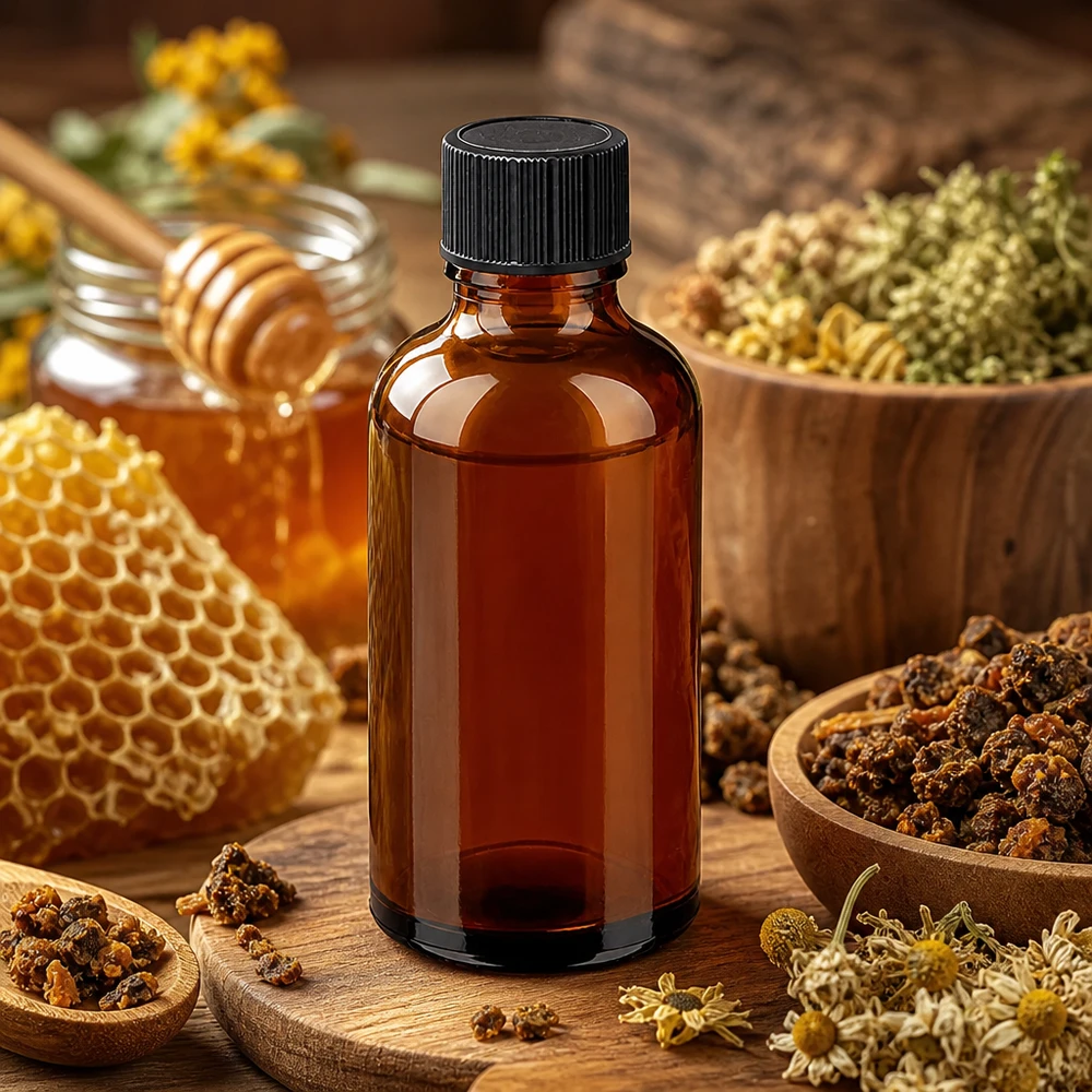 Vielseitige 50ml Tropfflasche braun für Kräutertinkturen Bachblüten und homöopathische Mittel