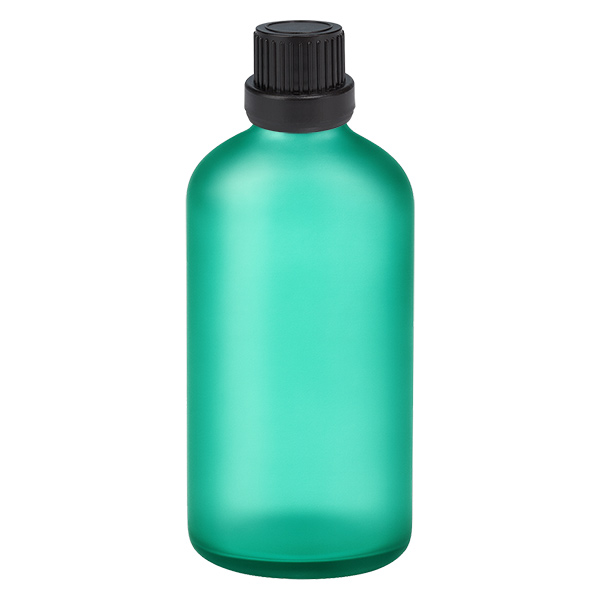 100ml kap&#225;tko lahvi&#269;ka 2mm &#269;ern&#225; tamper-evidentn&#237; uz&#225;v&#283;r GreenLine UT18/100