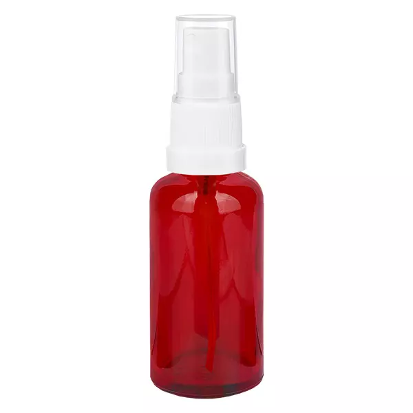 50ml lahvička na rozprašování s bílým uzávěrem RedLine UT18/50 UNiTWIST