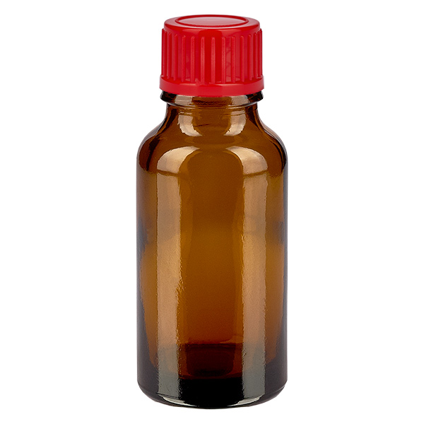 20ml l&#225;hev 11mm &#353;roubovac&#237; uz&#225;v&#283;r &#269;erven&#225; Standard BrownLine UT18/20