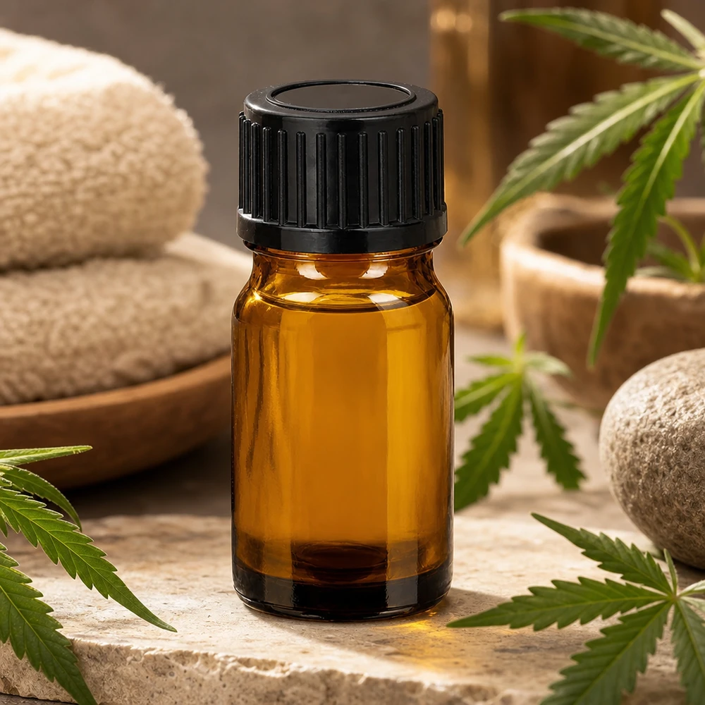 5ml BrownLine Flasche mit rutschfestem Schraubverschluss - optimal für mobile Anwendungen
