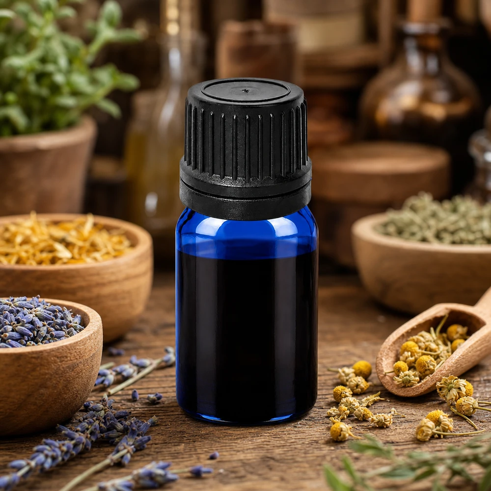 5ml lahvička s kapátkem 1mm černá s uzávěrem odolným proti manipulaci BlueLine UT18/5 Handliche Tropfflasche 5ml BlueLine Serie perfekt für Reisen und unterwegs dosieren