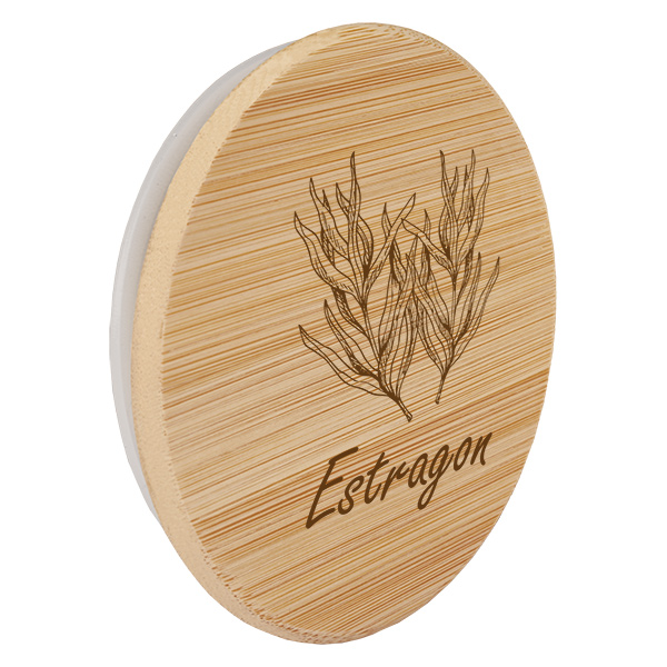 Couvercle en bois "Estragon" pour WECK RR60 Couvercle en bois "Estragon" pour WECK RR60