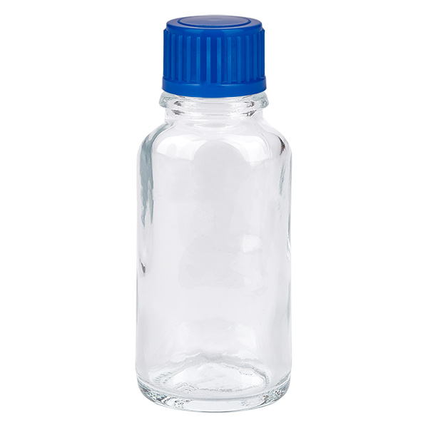 20ml láhev 11mm šroubovací uzávěr modrý Standard ClearLine UT18/20 20ml láhev 11mm šroubovací uzávěr modrý Standard ClearLine UT18/20