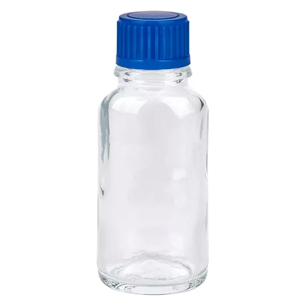 20ml láhev 11mm šroubovací uzávěr modrý Standard ClearLine UT18/20