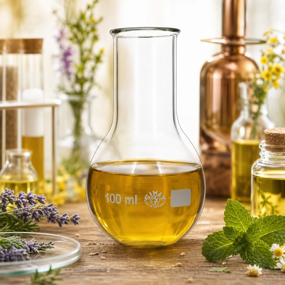 Laborglasware Rundkolben 100ml mit Weithals perfekt für organische Synthesen