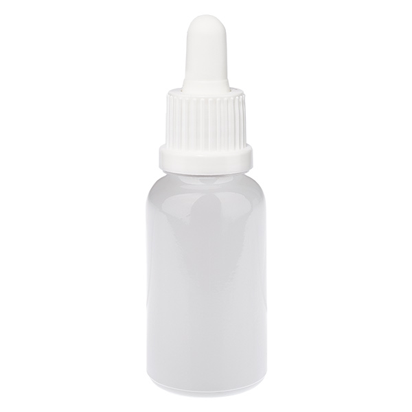 20ml lahvička s kapátkem, bílá, bezpečnostní uzávěr WhiteLine UT18/20 20ml lahvička s kapátkem, bílá, bezpečnostní uzávěr WhiteLine UT18/20