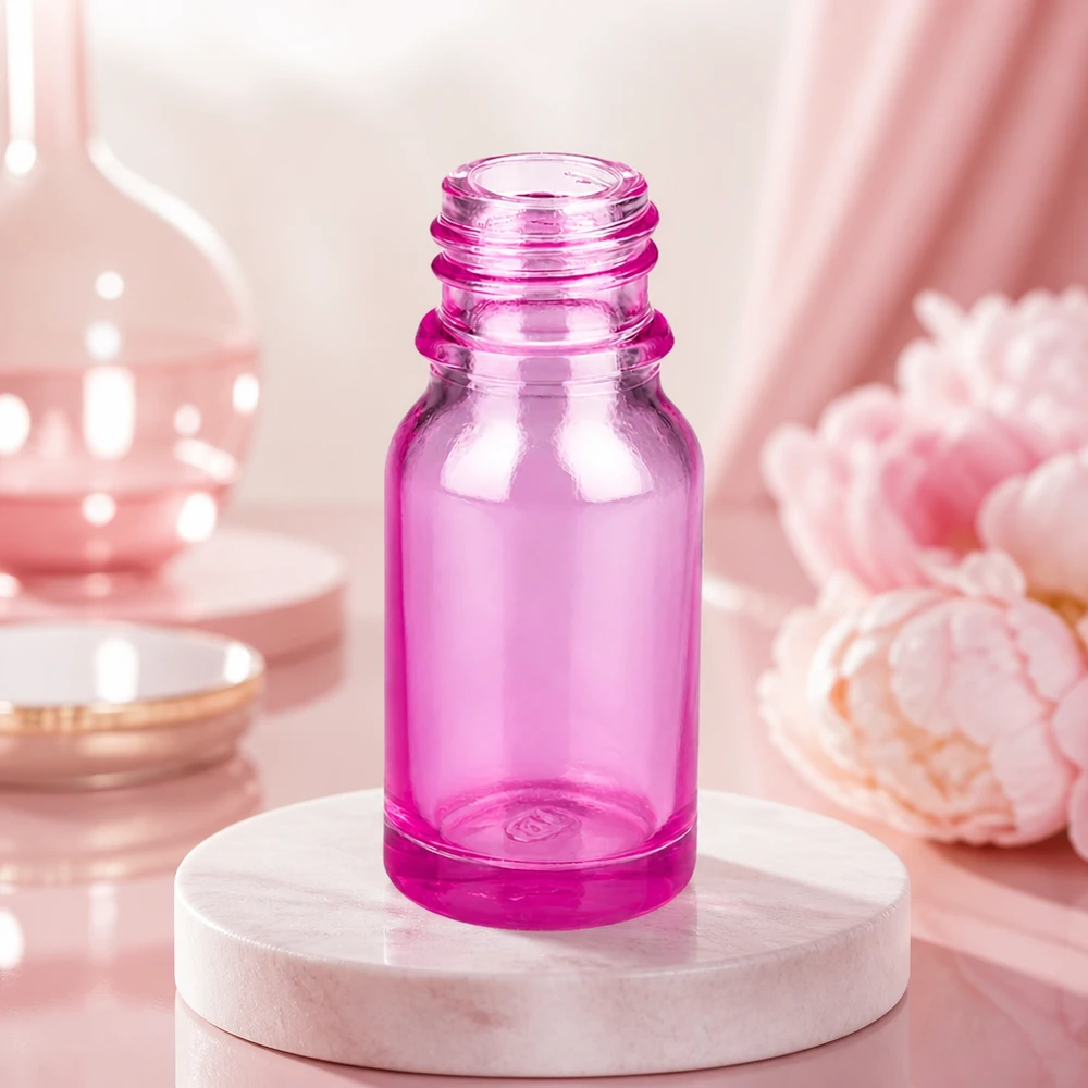 10ml lékárenská lahvička PurpleLine UT18/10 UNiTWIST se skleněnou výplní. 10ml Apothekenflasche PurpleLine UT18/10 UNiTWIST in Magenta für sterile Aufbewahrung flüssiger Substanzen