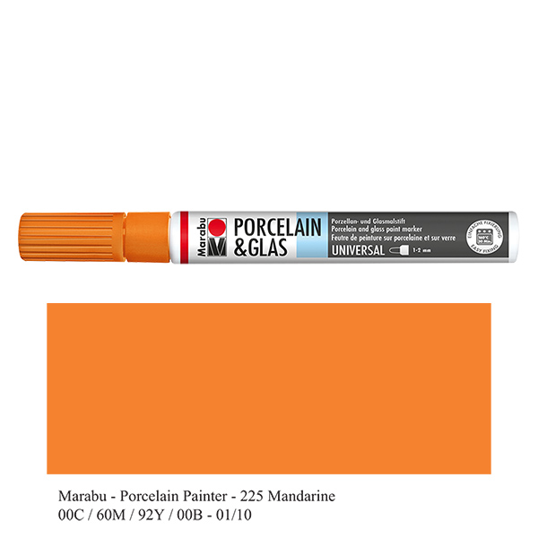 Malířská tužka mandarinka 1-2 mm na sklo/porcelán (225) Malířská tužka mandarinka 1-2 mm na sklo/porcelán (225)