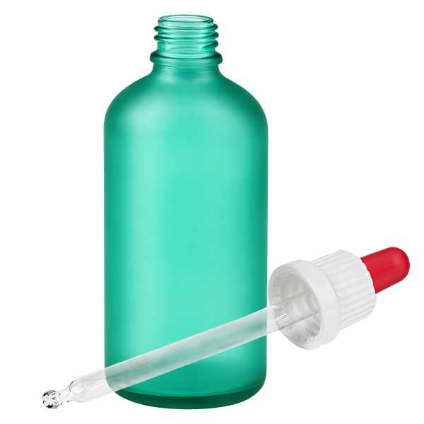 100ml pipetovací láhev bílá/červený uzávěr s ochranou proti manipulaci GreenLine UT18/100