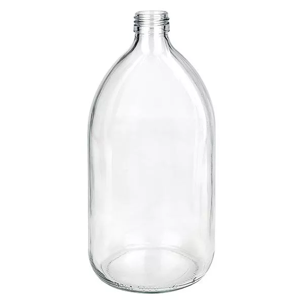 1000ml láhev na léky čirá, bez uzávěru PP28 ApoGlas 1000ml láhev na léky čirá, bez uzávěru PP28 ApoGlas