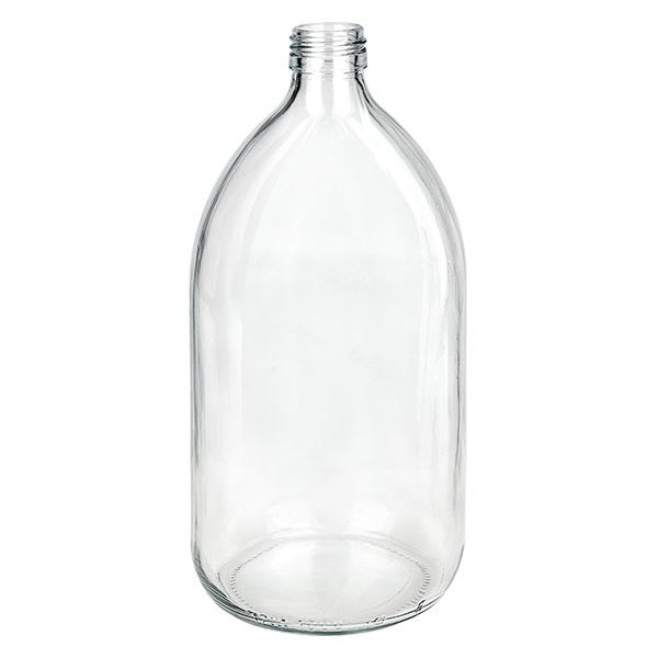 1000ml láhev na léky čirá, bez uzávěru PP28 ApoGlas 1000ml láhev na léky čirá, bez uzávěru PP28 ApoGlas