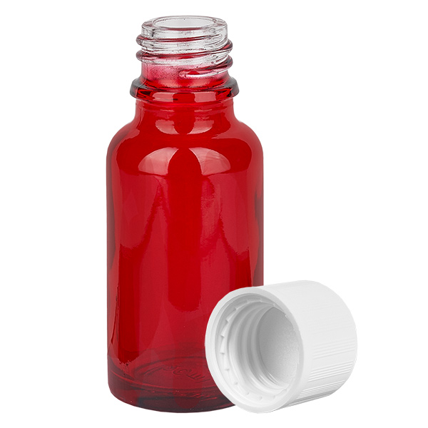 20ml láhev 11mm šroubovací uzávěr bílý standardní dětská pojistka RedLine UT18/20 20ml láhev 11mm šroubovací uzávěr bílý standardní dětská pojistka RedLine UT18/20