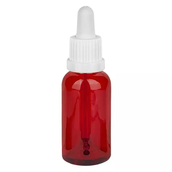 30ml pipetovací lahvička bílá s uzávěrem proti neoprávněné manipulaci RedLine UT18/30