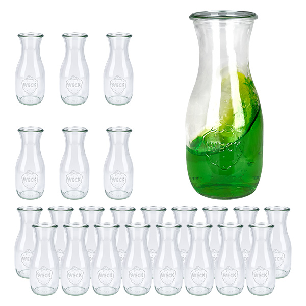 Sada 24 sklenic Weck o objemu 530 ml na šťávu