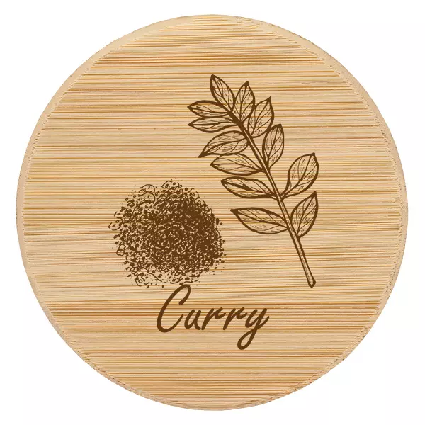 Couvercle en bois "Curry" pour WECK RR60