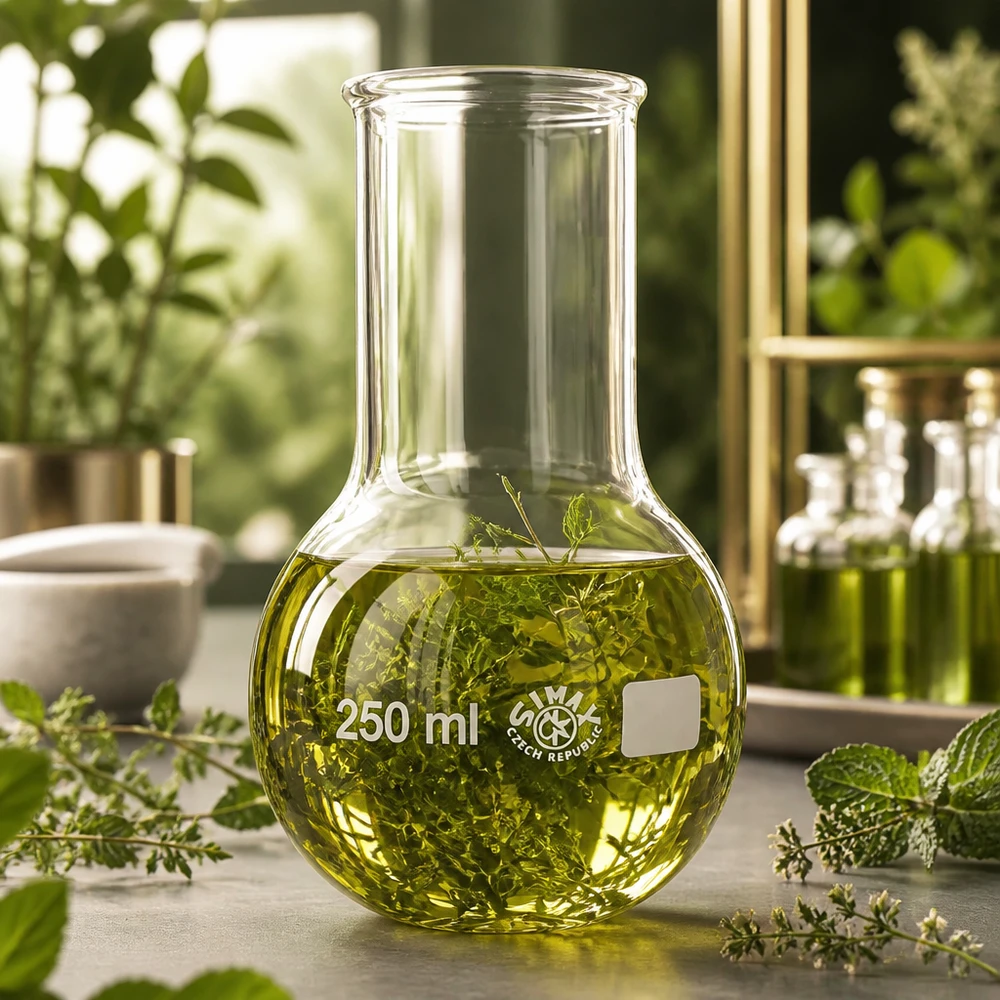 Baňka s kulatým dnem 250ml se širokým hrdlem Weithalskolben 250ml für Synthesearbeiten und organische Chemie im Labor
