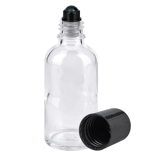 50ml roll-on lahvička černá standardní uzávěr ClearLine UT18/50