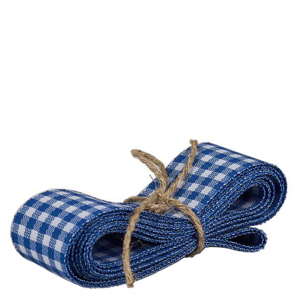 L&#225;tkov&#225; stuha modr&#225;/b&#237;l&#225; na zdoben&#237; 300cm