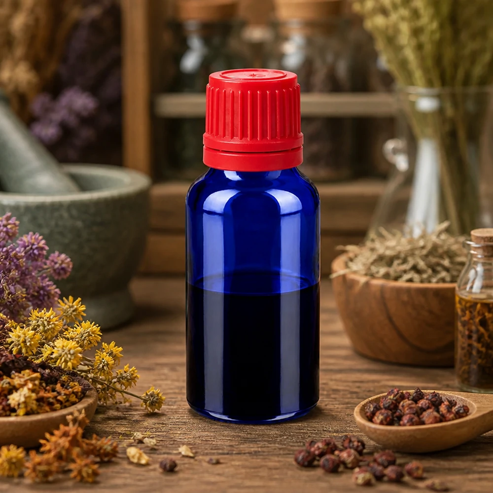 20ml SV Glasflasche mit ergonomischem Design für einfache Handhabung und Dosierung