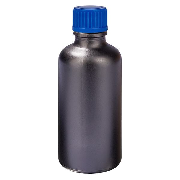 50ml láhev 11mm šroubovací uzávěr modrý standard BlackLine UT18/50 50ml láhev 11mm šroubovací uzávěr modrý standard BlackLine UT18/50